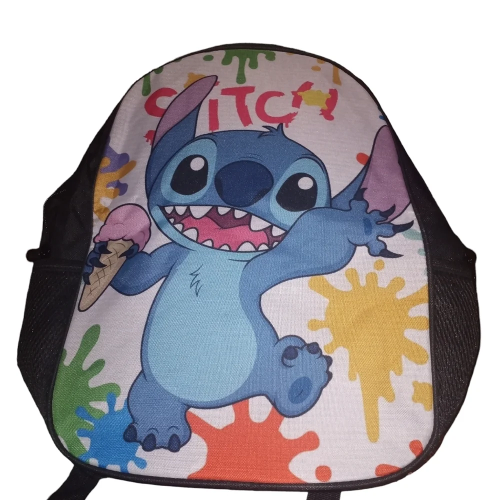 Stitch paint splatter backpack